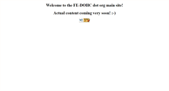 Desktop Screenshot of fe-dohc.org